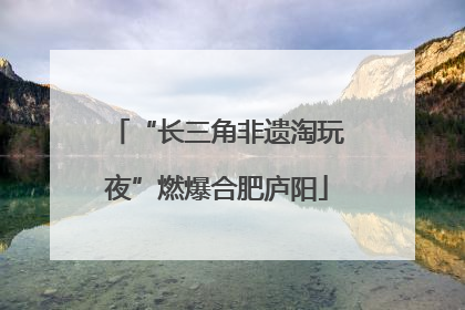 “长三角非遗淘玩夜”燃爆合肥庐阳