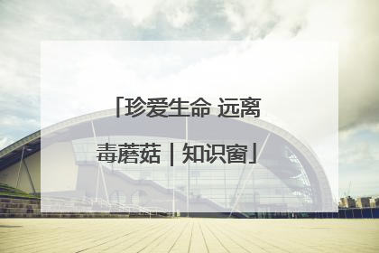 珍爱生命 远离毒蘑菇｜知识窗