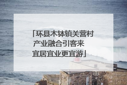环县木钵镇关营村 产业融合引客来 宜居宜业更宜游