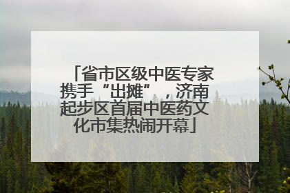 省市区级中医专家携手“出摊”，济南起步区首届中医药文化市集热闹开幕