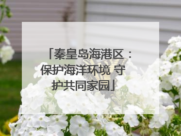 秦皇岛海港区：保护海洋环境 守护共同家园