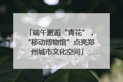 端午邂逅“青花”，“移动博物馆”点亮郑州城市文化空间