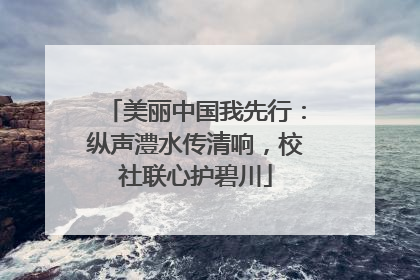 美丽中国我先行：纵声澧水传清响，校社联心护碧川