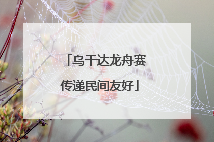 乌干达龙舟赛传递民间友好