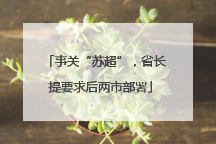 事关“苏超”，省长提要求后两市部署