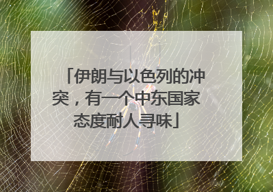 伊朗与以色列的冲突，有一个中东国家态度耐人寻味