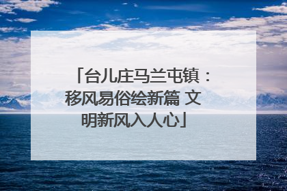 台儿庄马兰屯镇：移风易俗绘新篇 文明新风入人心