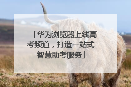 华为浏览器上线高考频道，打造一站式智慧助考服务