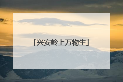 兴安岭上万物生
