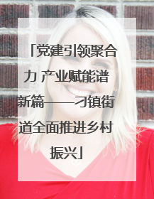 党建引领聚合力 产业赋能谱新篇——刁镇街道全面推进乡村振兴