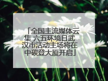 全国主流媒体云集 六五环境日武汉市活动主场将在中碳登大厦开启