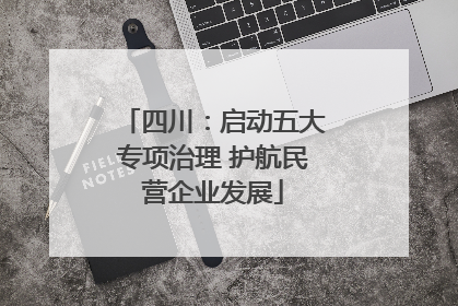 四川：启动五大专项治理 护航民营企业发展