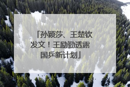 孙颖莎、王楚钦发文！王励勤透露国乒新计划
