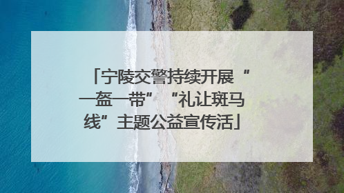 宁陵交警持续开展“一盔一带”“礼让斑马线”主题公益宣传活