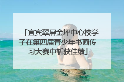 宜宾翠屏金坪中心校学子在第四届青少年书画传习大赛中斩获佳绩