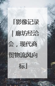 影像记录｜廊坊经洽会，现代商贸物流风向标