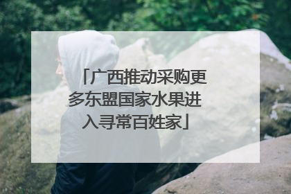 广西推动采购更多东盟国家水果进入寻常百姓家