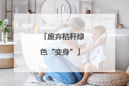 废弃秸秆绿色“变身”