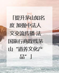 提升茅山知名度 加强中法人文交流传播 法国旅行商踩线茅山“道养文化产品”