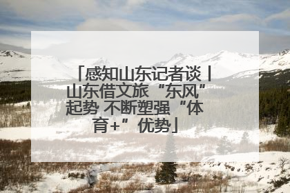 感知山东记者谈丨山东借文旅“东风”起势 不断塑强“体育+”优势