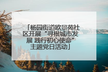 杨园街道欧景苑社区开展“寻根城市发展 践行初心使命”主题党日活动
