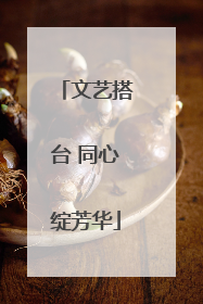 文艺搭台 同心绽芳华