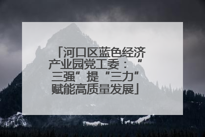 河口区蓝色经济产业园党工委：“三强”提“三力”赋能高质量发展