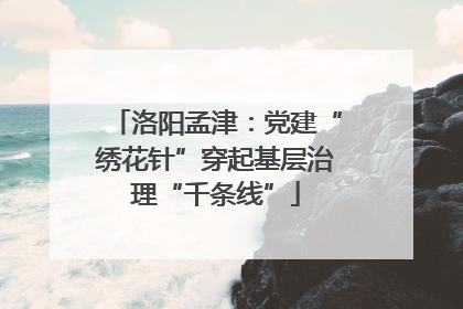 洛阳孟津：党建“绣花针”穿起基层治理“千条线”