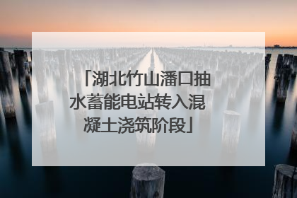 湖北竹山潘口抽水蓄能电站转入混凝土浇筑阶段