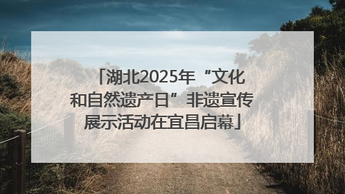 湖北2025年“文化和自然遗产日”非遗宣传展示活动在宜昌启幕
