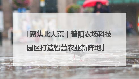 聚焦北大荒｜普阳农场科技园区打造智慧农业新阵地