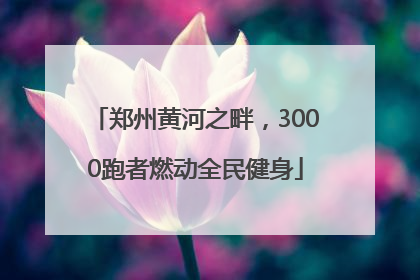 郑州黄河之畔，3000跑者燃动全民健身