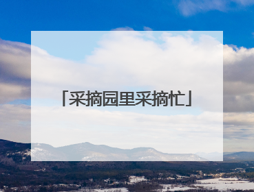 采摘园里采摘忙