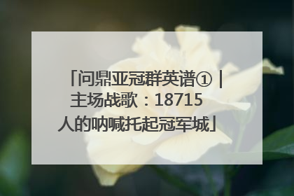 问鼎亚冠群英谱①｜主场战歌：18715人的呐喊托起冠军城