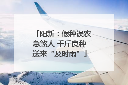 阳新：假种误农急煞人 千斤良种送来“及时雨”