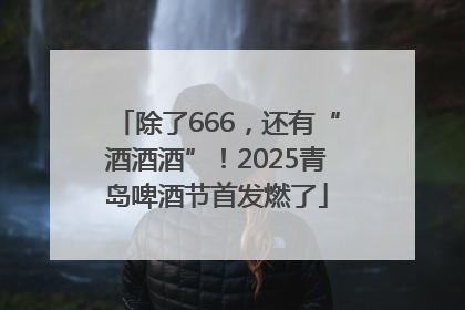 除了666，还有“酒酒酒”！2025青岛啤酒节首发燃了