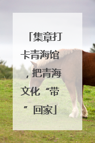 集章打卡青海馆，把青海文化“带”回家