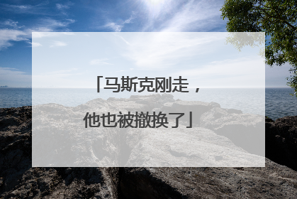 马斯克刚走，他也被撤换了