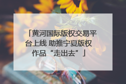 黄河国际版权交易平台上线 助推宁夏版权作品“走出去”