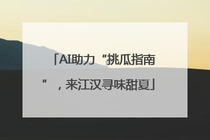 AI助力“挑瓜指南”，来江汉寻味甜夏